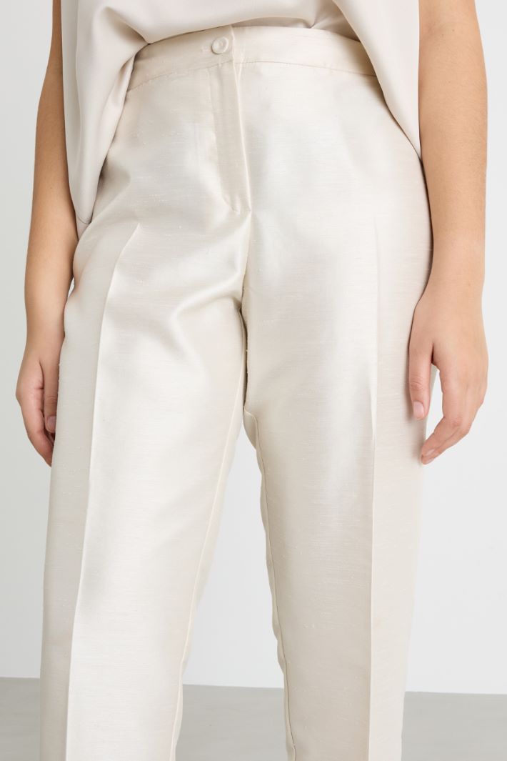 Pantalone in shantung Intrend - 3