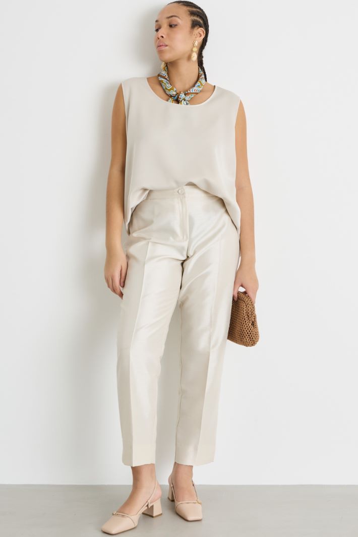 Pantalone in shantung Intrend