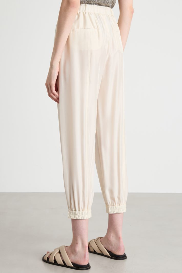 Habotai silk joggers Intrend - 4