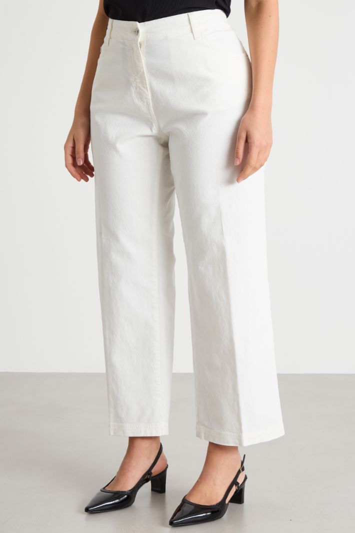 Slim-fit cropped trousers Intrend - 2