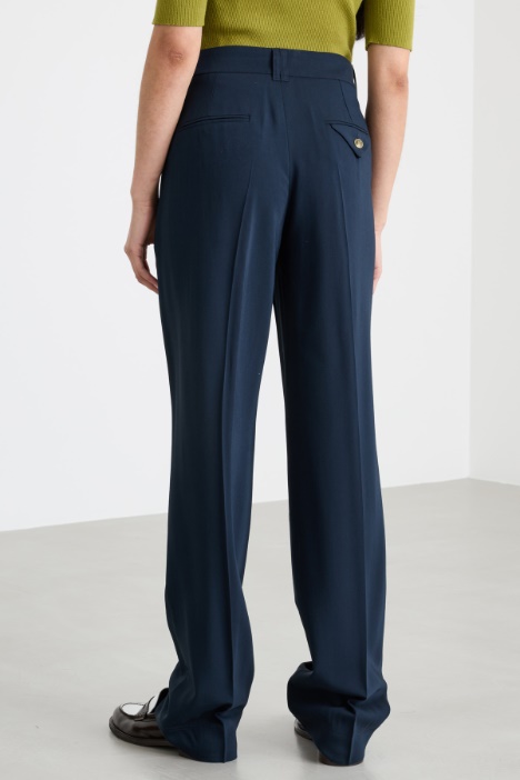 Pantalone dritto con alamari