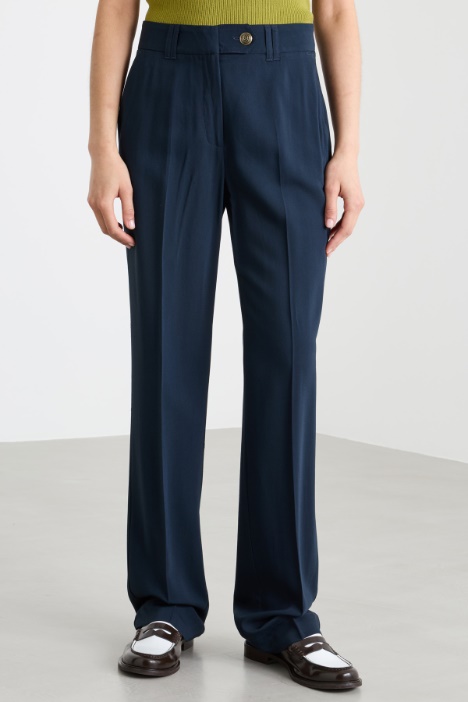 Pantalone dritto con alamari