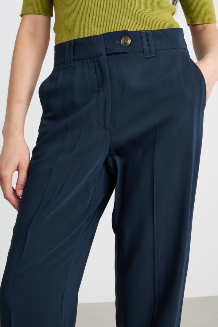 Pantalone dritto con alamari Intrend - 3