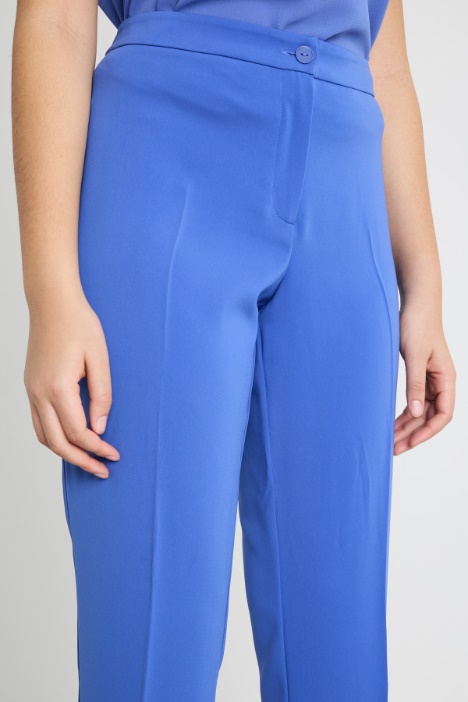 Pantalone slim in cady stretch