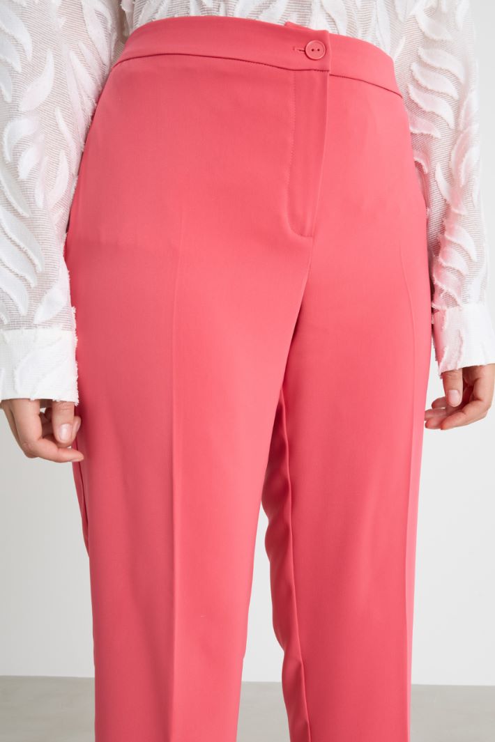 Pantalone slim in cady stretch Intrend - 3