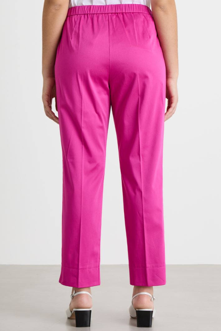 Pantalone in raso stretch Intrend - 4