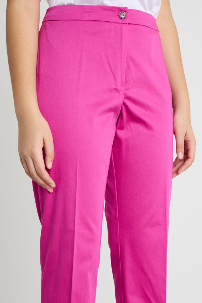 Pantalone in raso stretch Intrend - 3