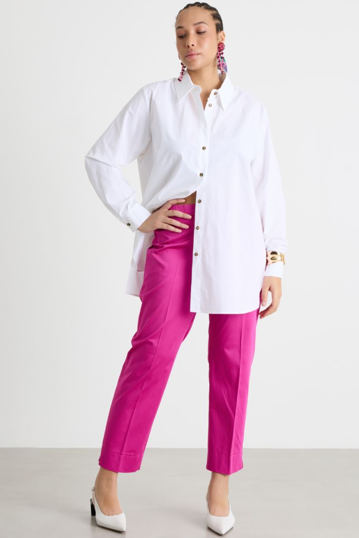 Pantalone in raso stretch Intrend