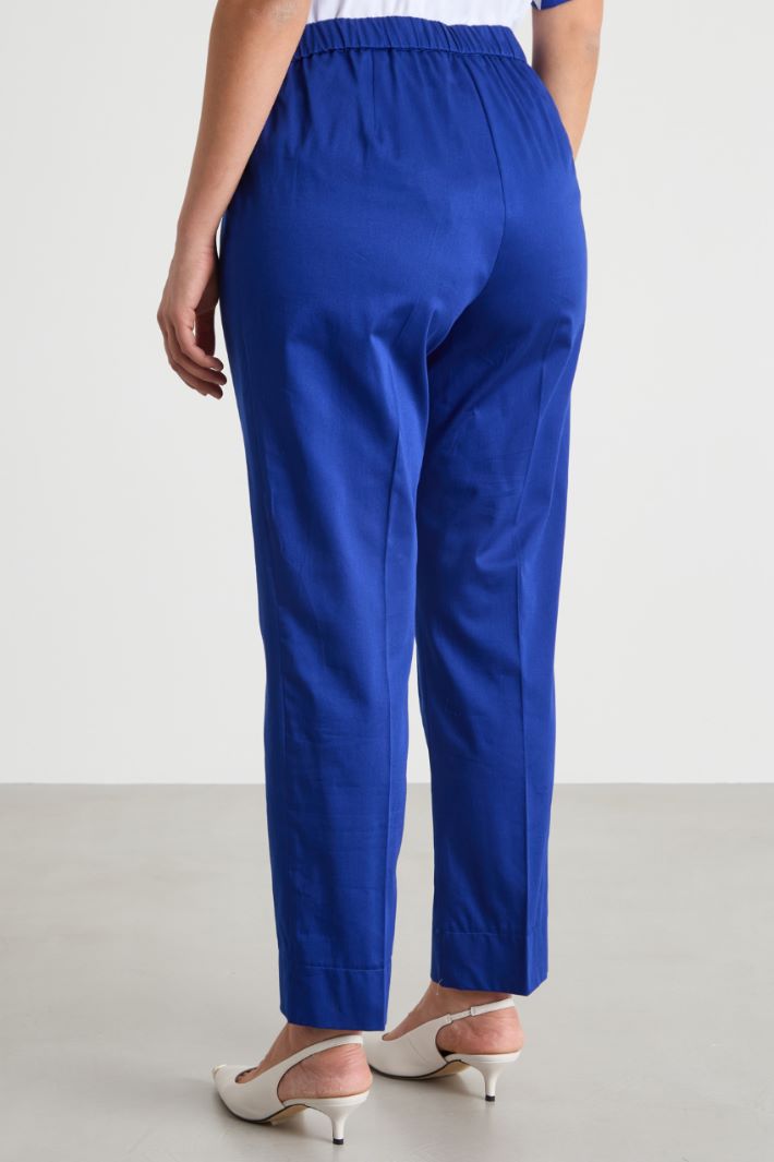 Pantalone in raso stretch Intrend - 4