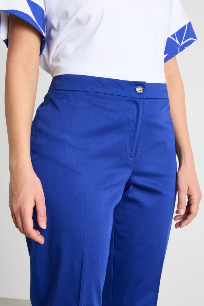 Pantalone in raso stretch Intrend - 3