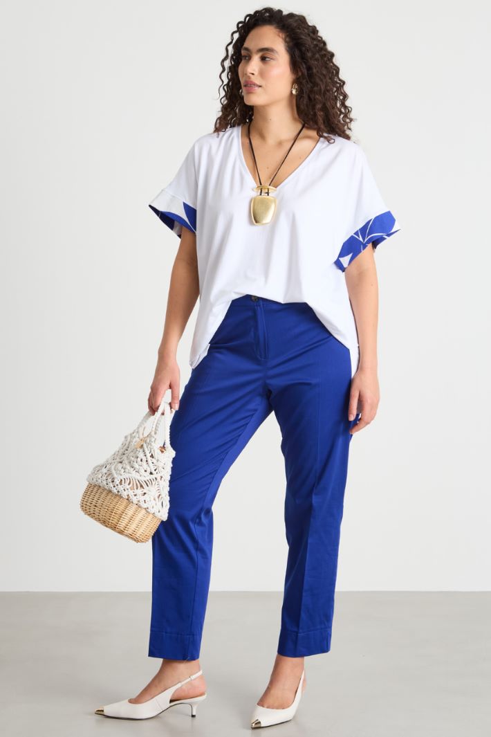 Pantalone in raso stretch Intrend