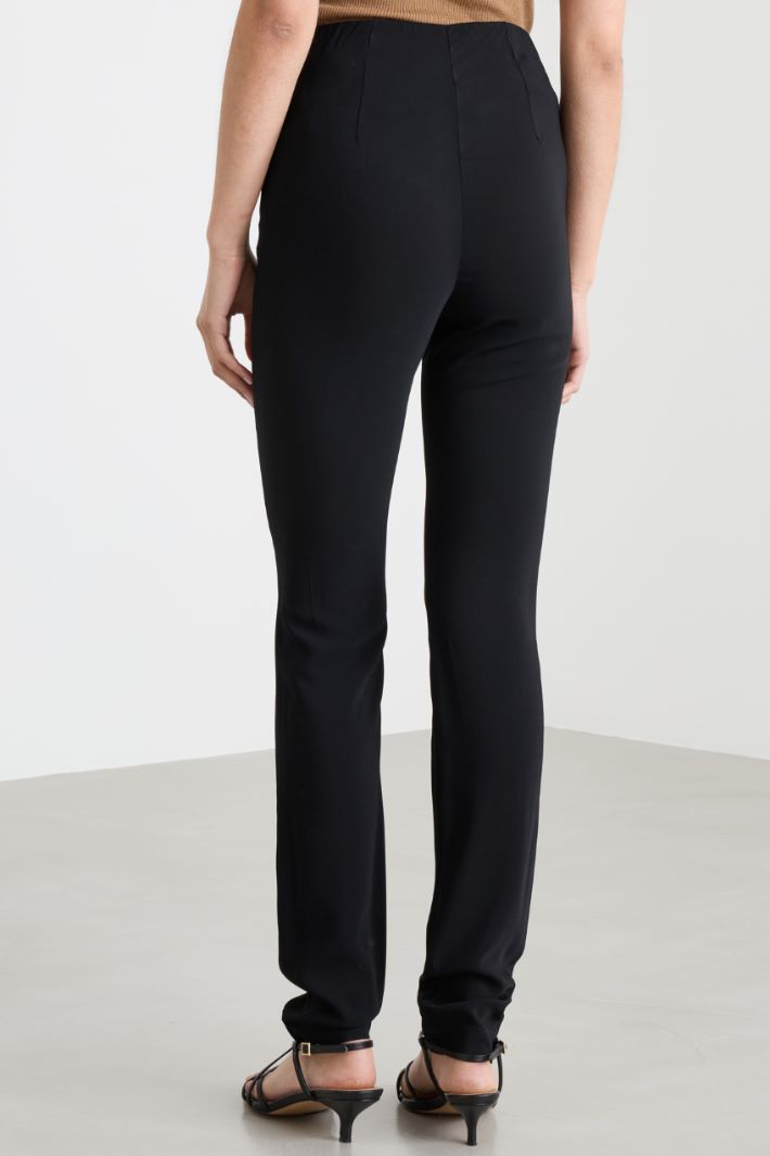 Slim Georgette Trousers Intrend - 4