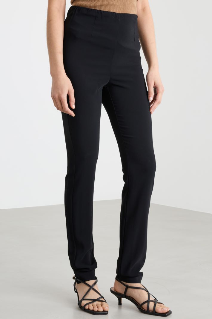Slim Georgette Trousers Intrend - 2