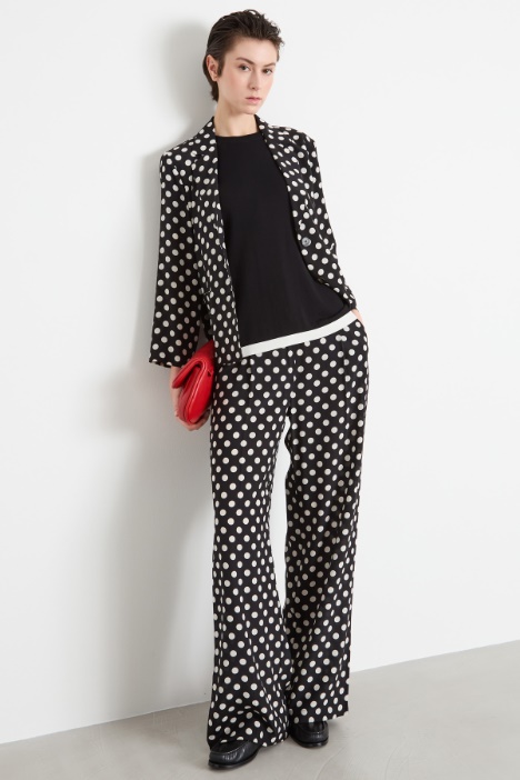 Loose-fit polka-dot trousers Intrend