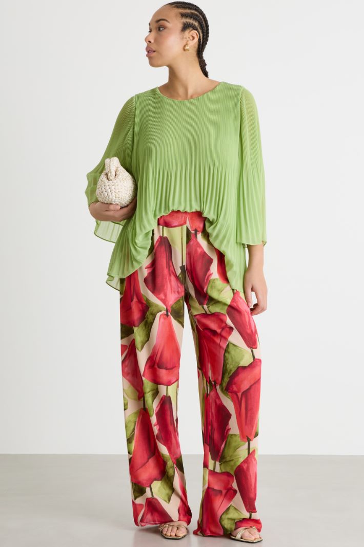 Pantalone palazzo stampato Intrend