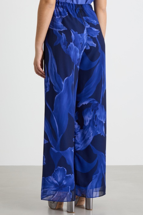 Pantalone palazzo stampato