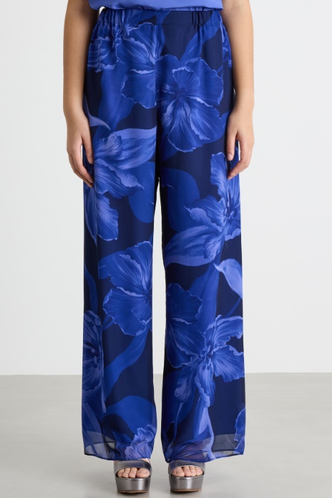 Pantalone palazzo stampato