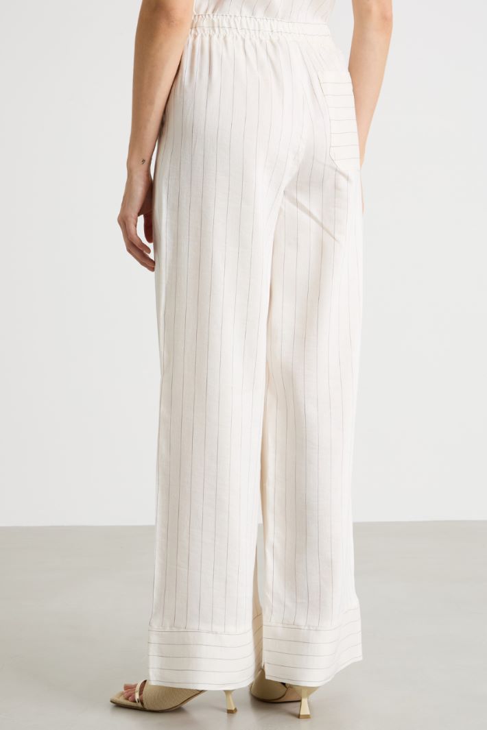 Fluid wide-leg trousers Intrend - 4