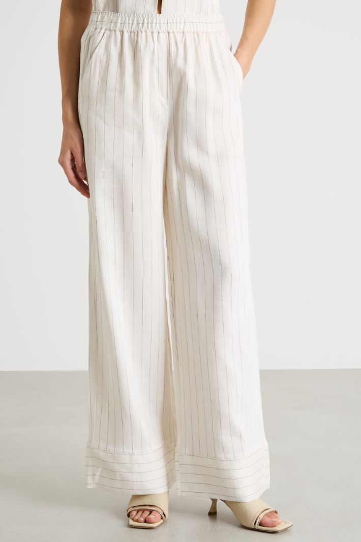 Fluid wide-leg trousers Intrend - 2