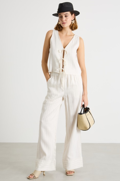 Fluid wide-leg trousers Intrend