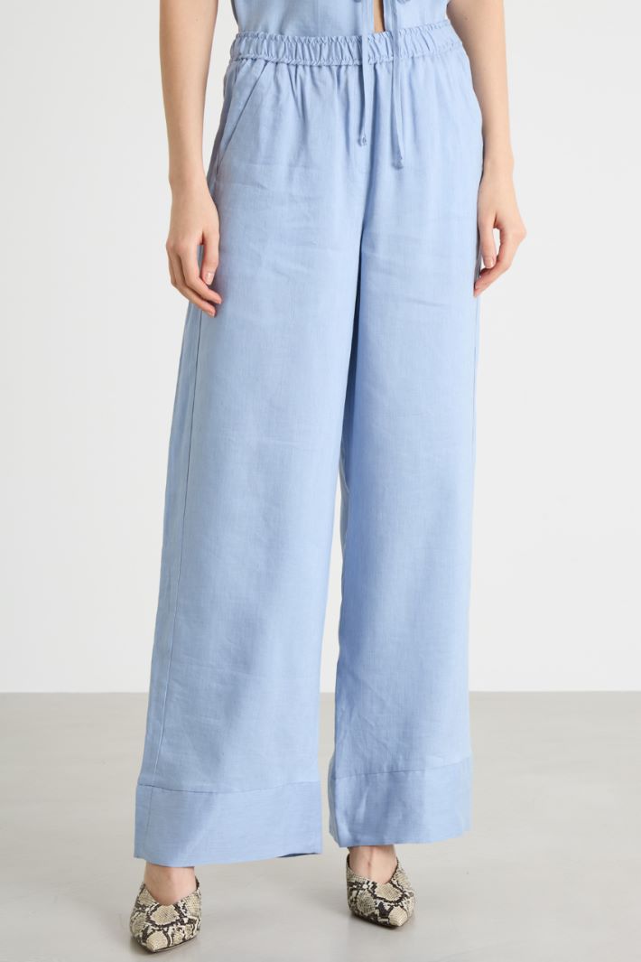 Fluid wide-leg trousers Intrend - 2