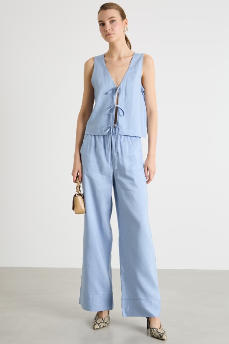 Fluid wide-leg trousers Intrend