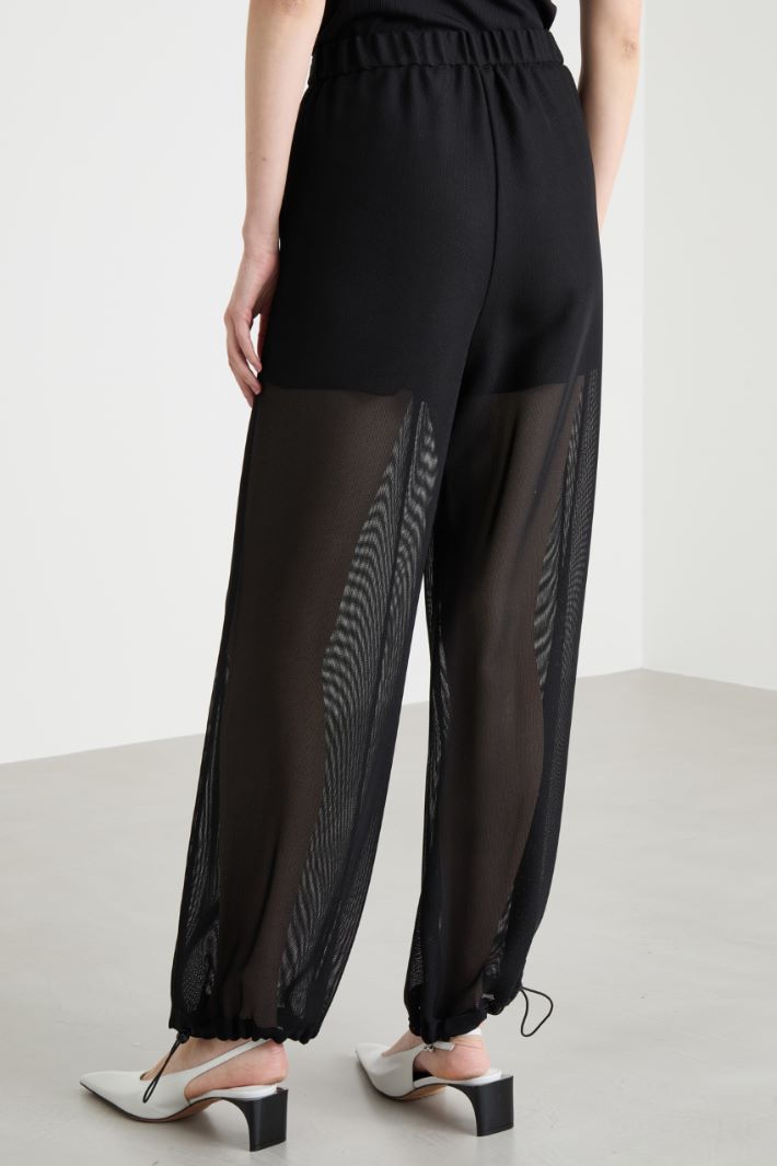 Partially lined trousers Intrend - 4