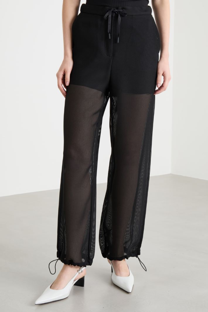 Partially lined trousers Intrend - 2