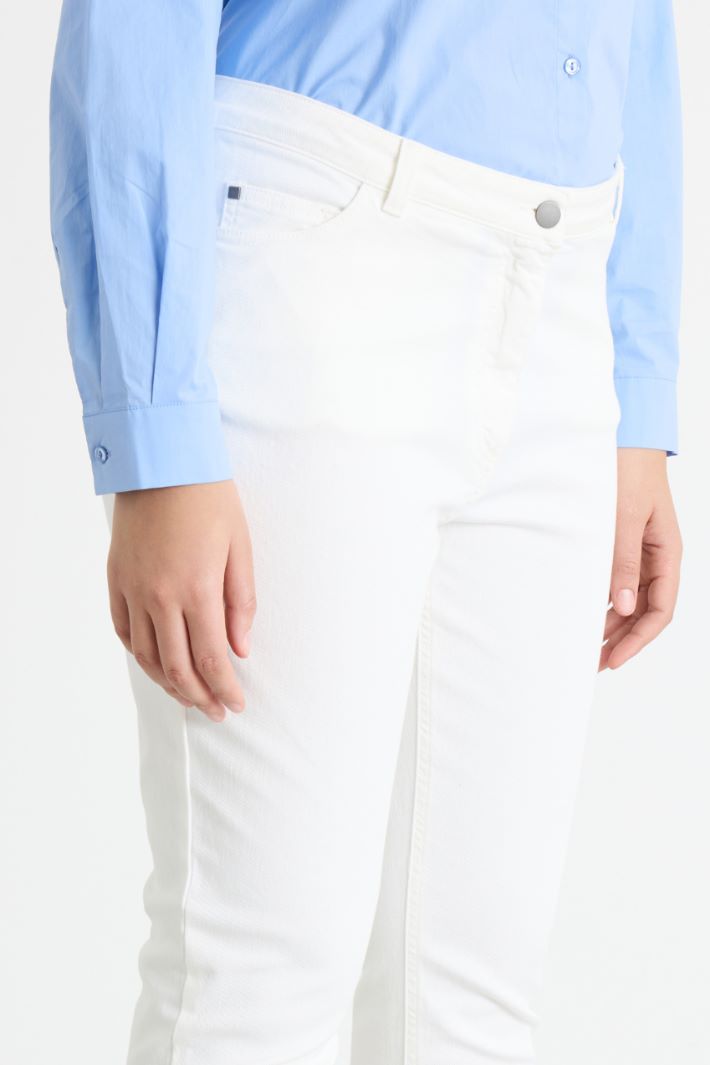 Stretch-cotton bull denim trousers Intrend - 3