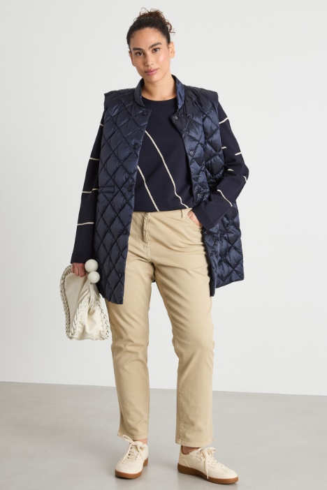 Stretch-cotton bull denim trousers Intrend