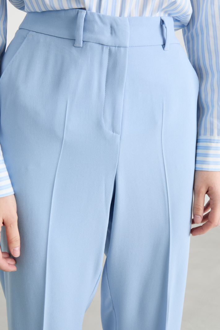 Floral-appliqué trousers Intrend - 3