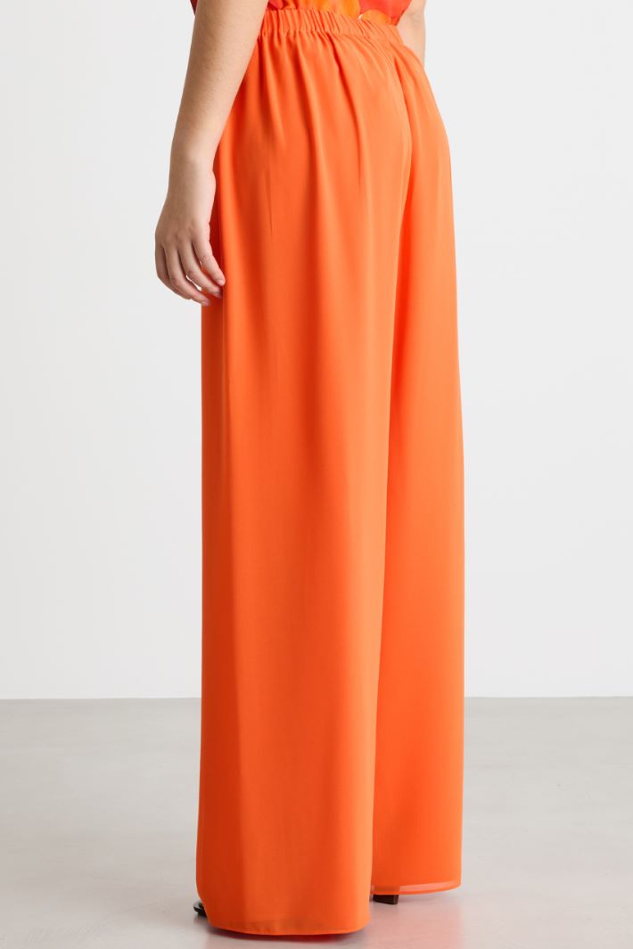 Pantalone in georgette Intrend - 4