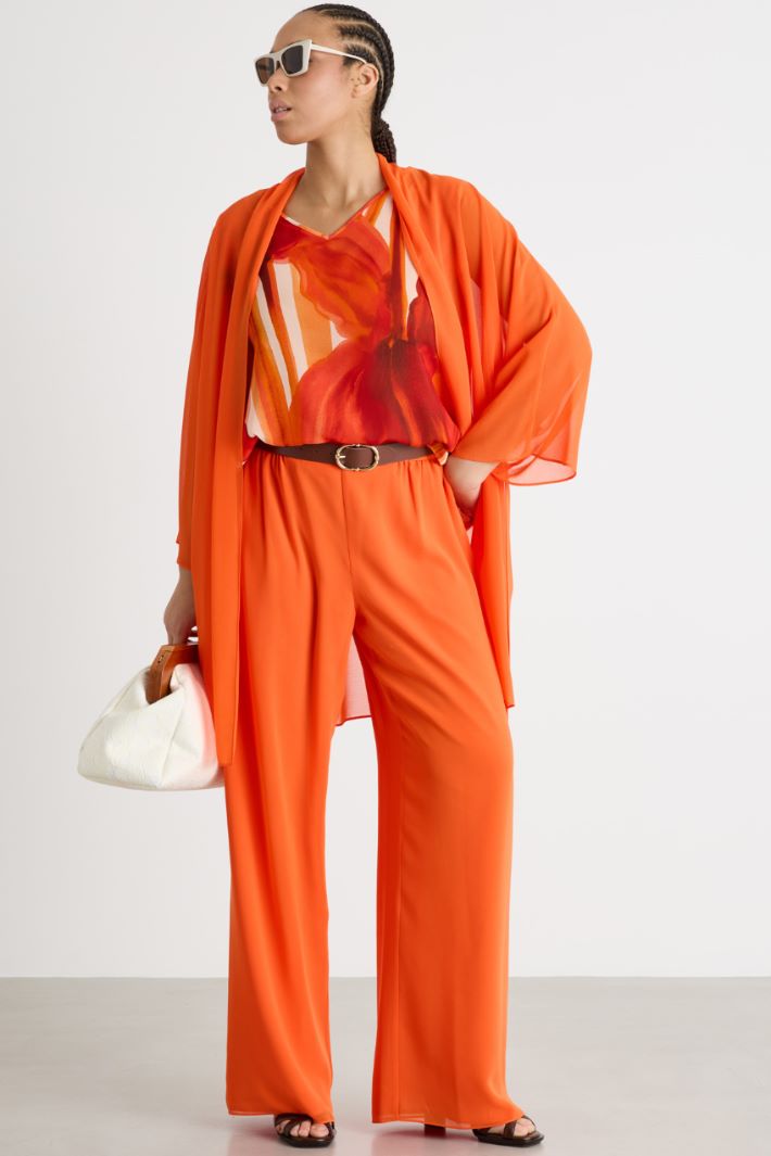 Pantalone in georgette Intrend