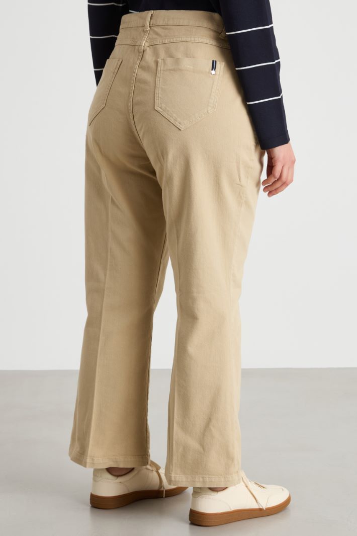 Wide-leg bull denim trousers Intrend - 4