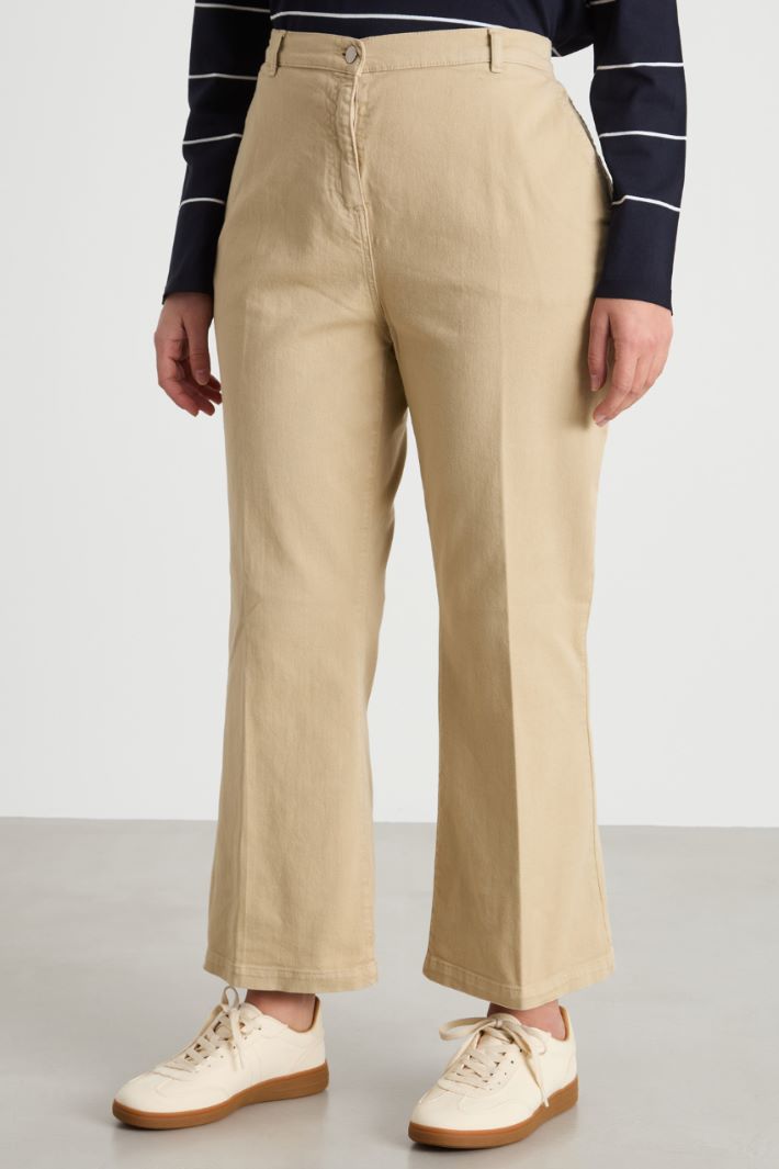 Wide-leg bull denim trousers Intrend - 2