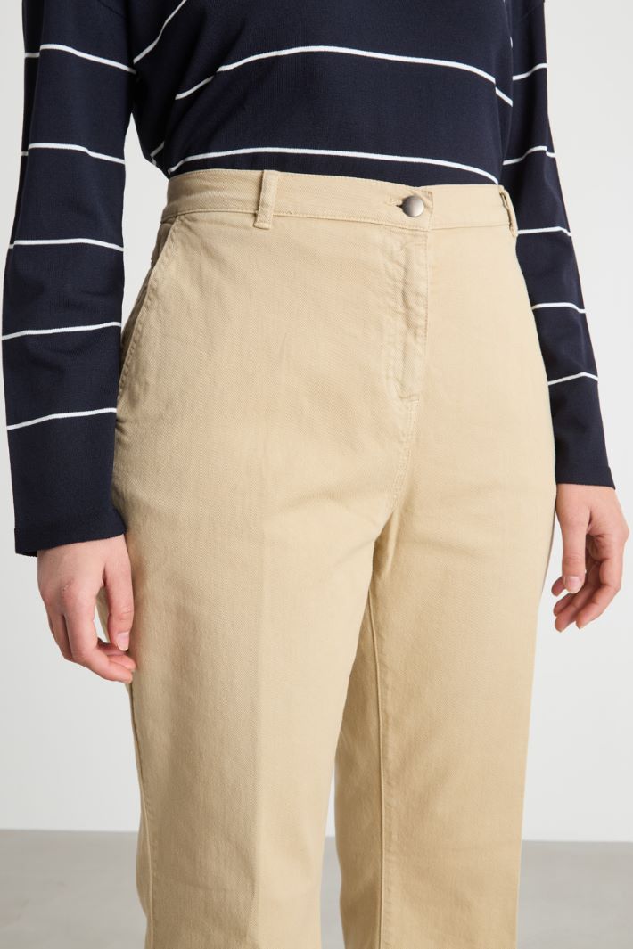 Wide-leg bull denim trousers Intrend - 3