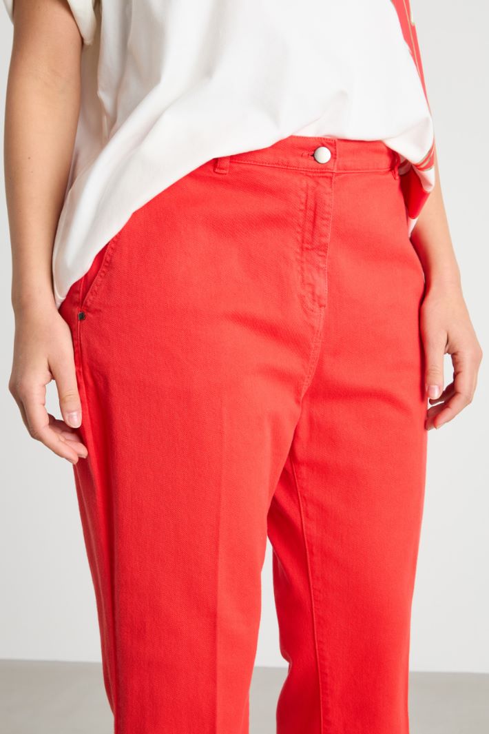 Wide-leg bull denim trousers Intrend - 3