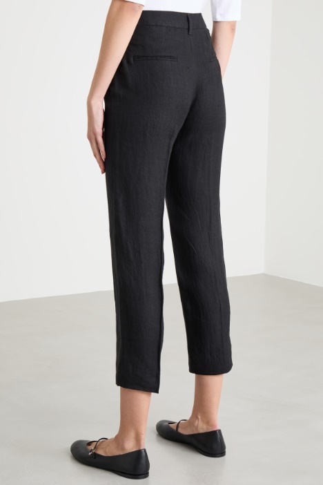 Pantalone chino in lino