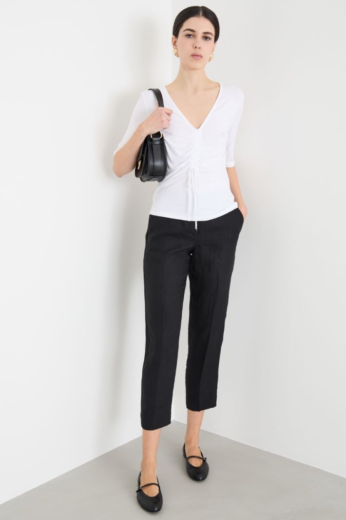 Linen Chino Trousers Intrend