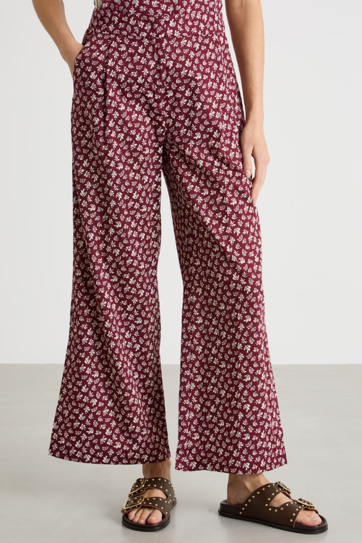 Pantalone ampio in raso Intrend - 2
