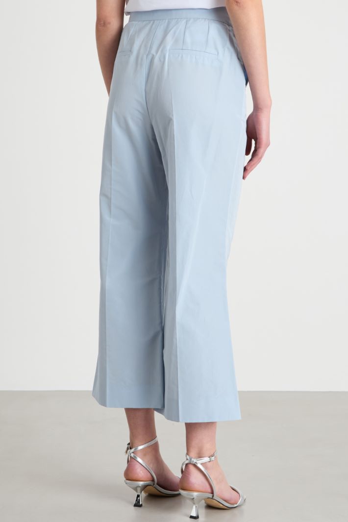 Flared taffeta trousers Intrend - 4