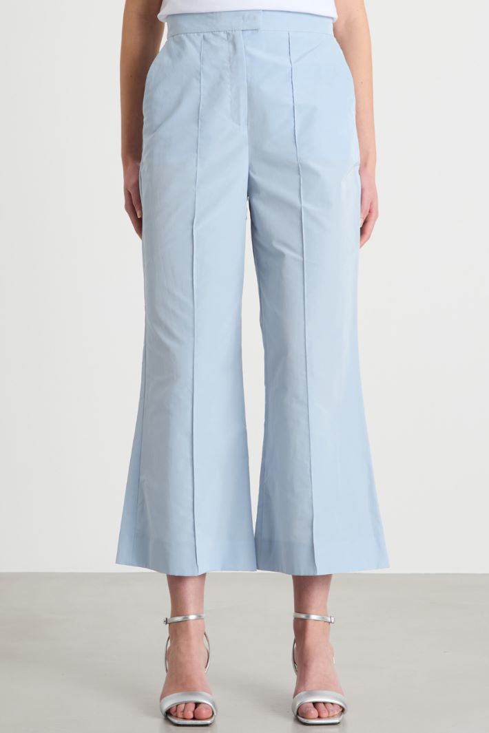 Flared taffeta trousers Intrend - 2