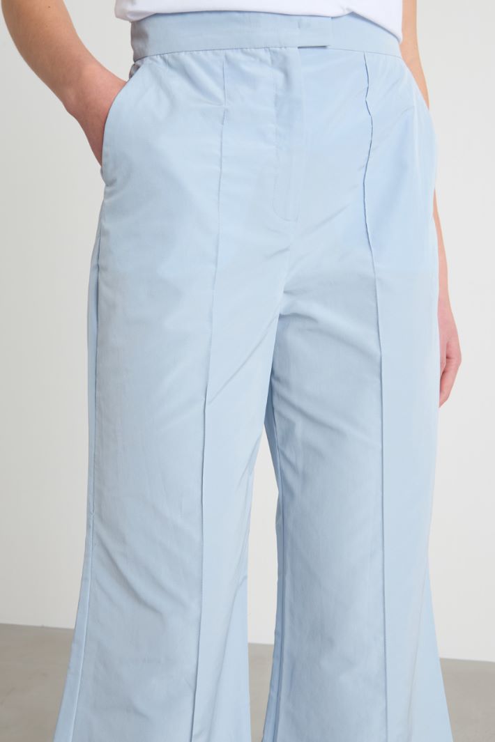Flared taffeta trousers Intrend - 3