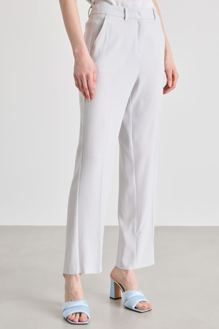 Straight-fit cady trousers Intrend - 2