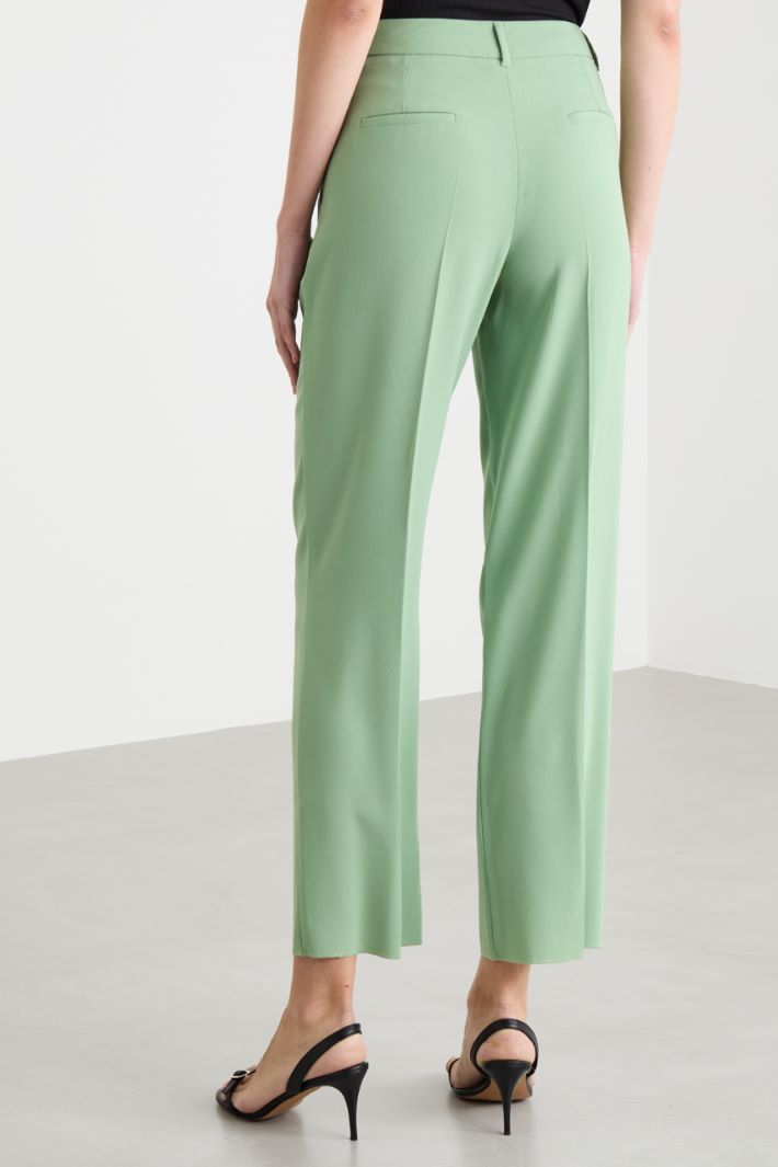 Straight-fit cady trousers Intrend - 4