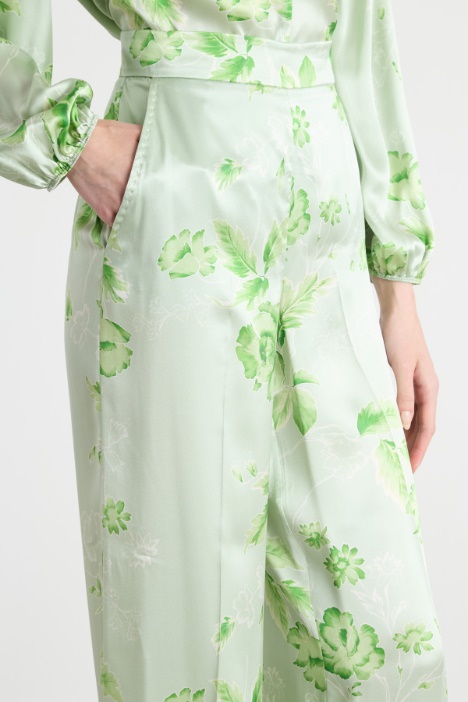 Pantalone fluido stampato