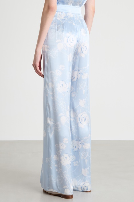 Pantalone fluido stampato