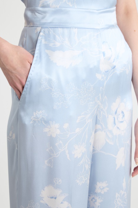 Pantalone fluido stampato