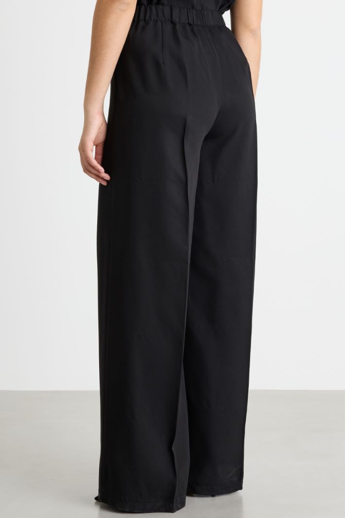 Pressed-crease palazzo trousers Intrend - 4
