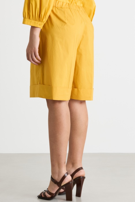 Shorts in popeline